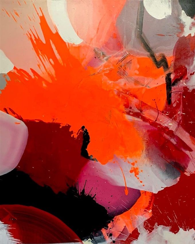Titel: Dywial - 200x170 cm - Acrylic